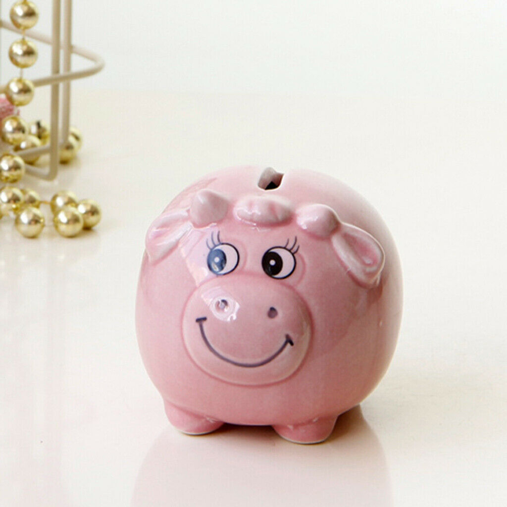 Cartoon Animal Ceramic Piggy Bank Birthday Gift for Kids