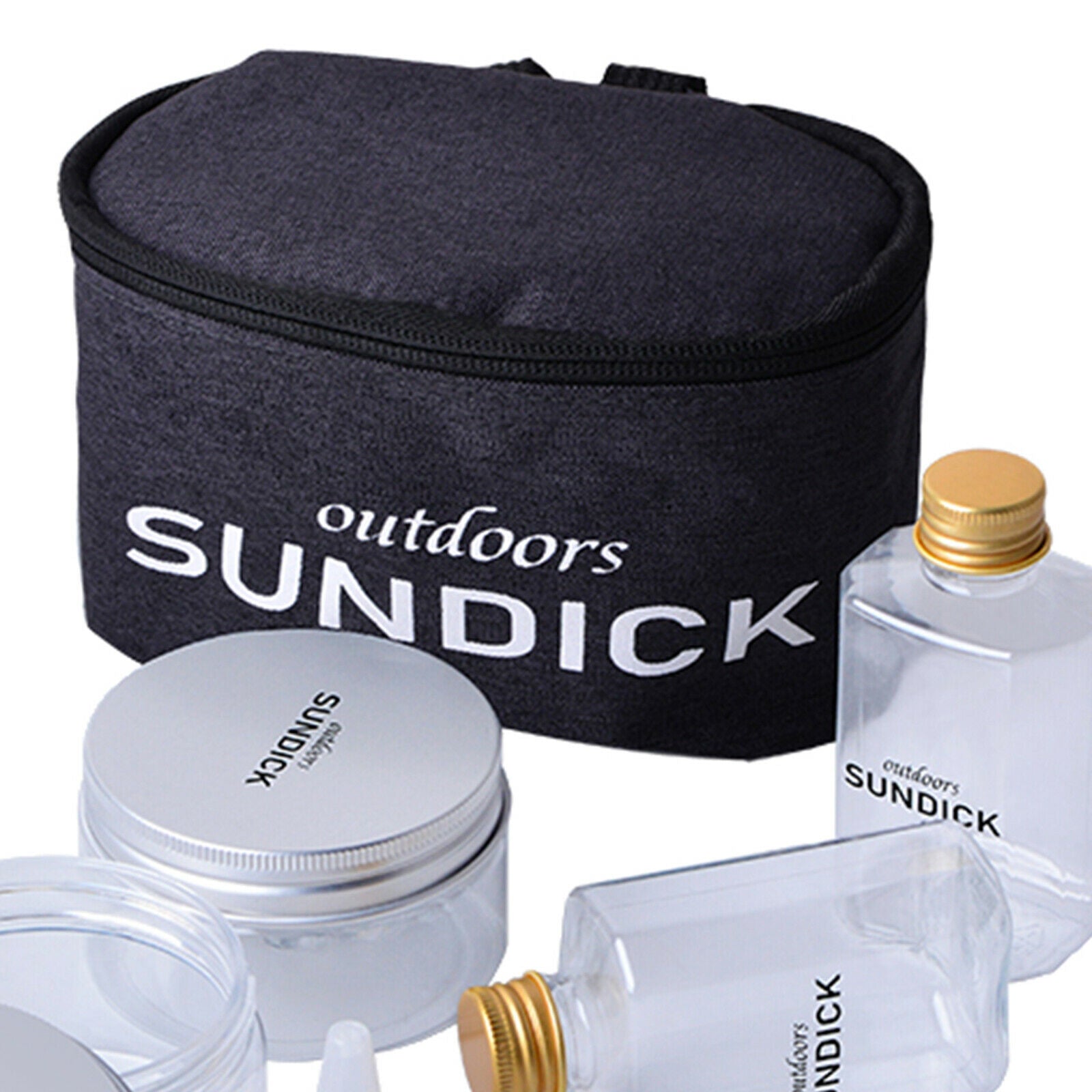 6pcs Kitchen BBQ Spice Jars Cruet Tool Camping Hiking Home Cooking Seasoning