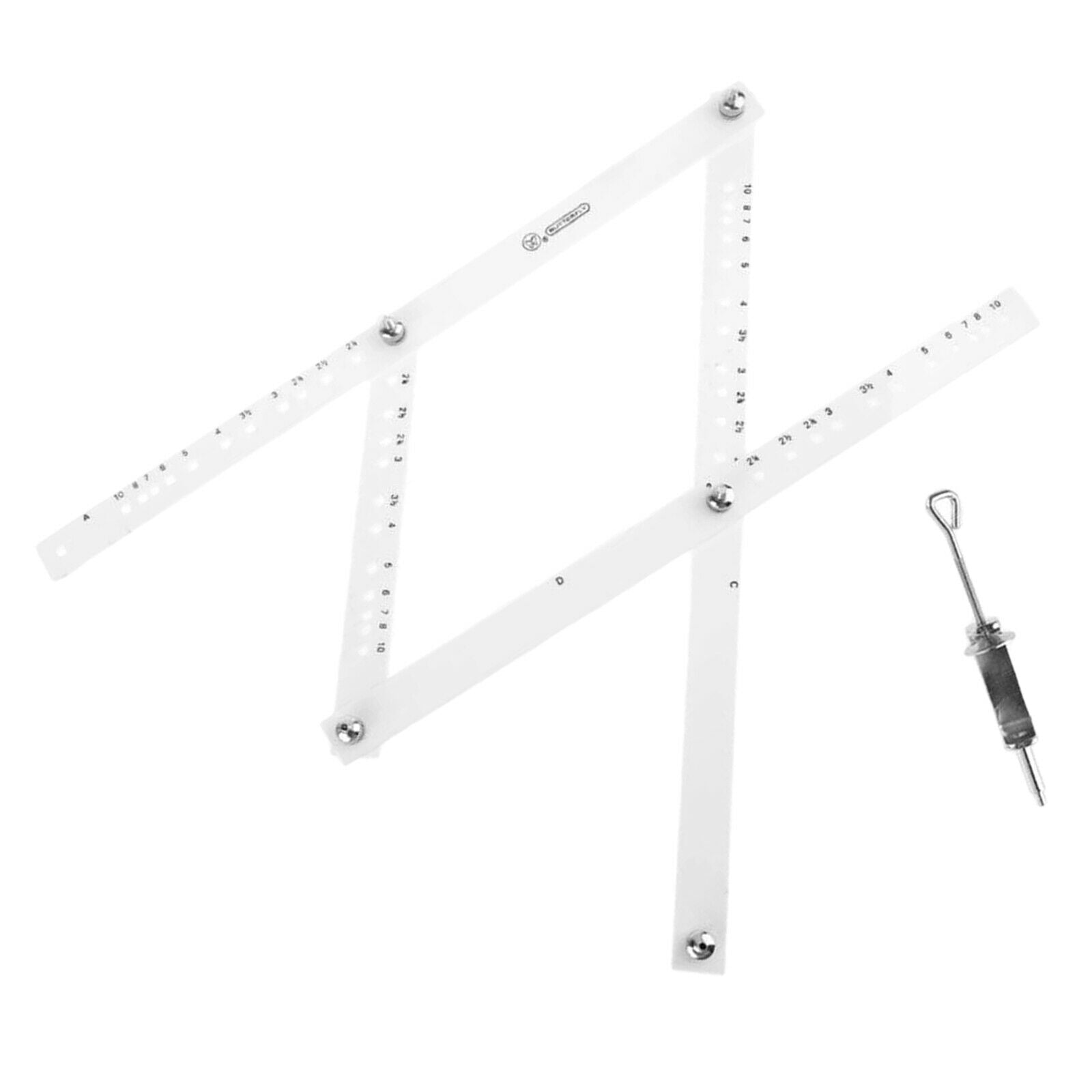 340mm Pantograph Artist Drawing Tool Folding Scale Ruler Metric for Office