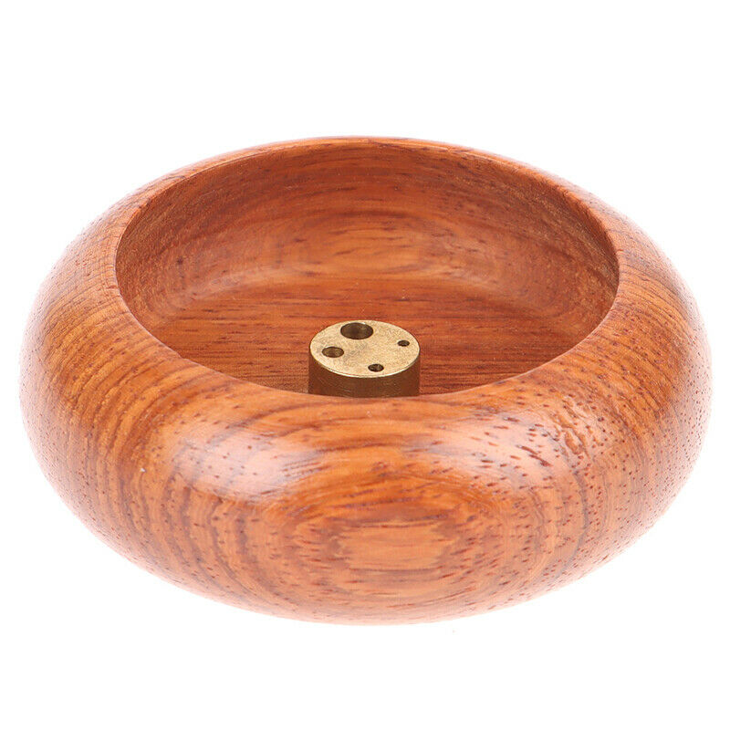 1Pcs Rosewood Incense Burner Stick Holder Bowl Shape Censer Home Decorati.l8