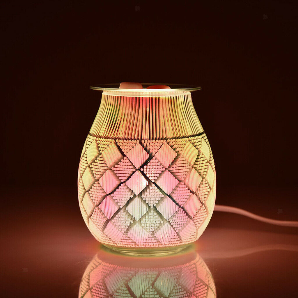 Modern Electric Wax Melt Fragrance Burner Lamp Dimmable for Spa Bedroom