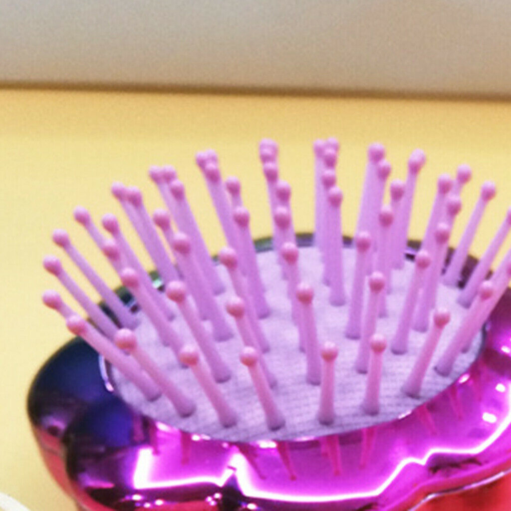 Hair Brush Air Cushion Massage Brush for Men Women Curly Hair Rainbow Flower
