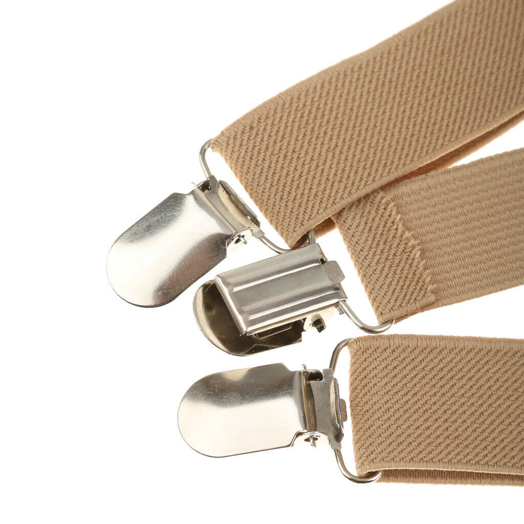 2Colors   Mixed   Kid   Stretchble   Y - Back   Suspender   Bowtie   Set   Clip