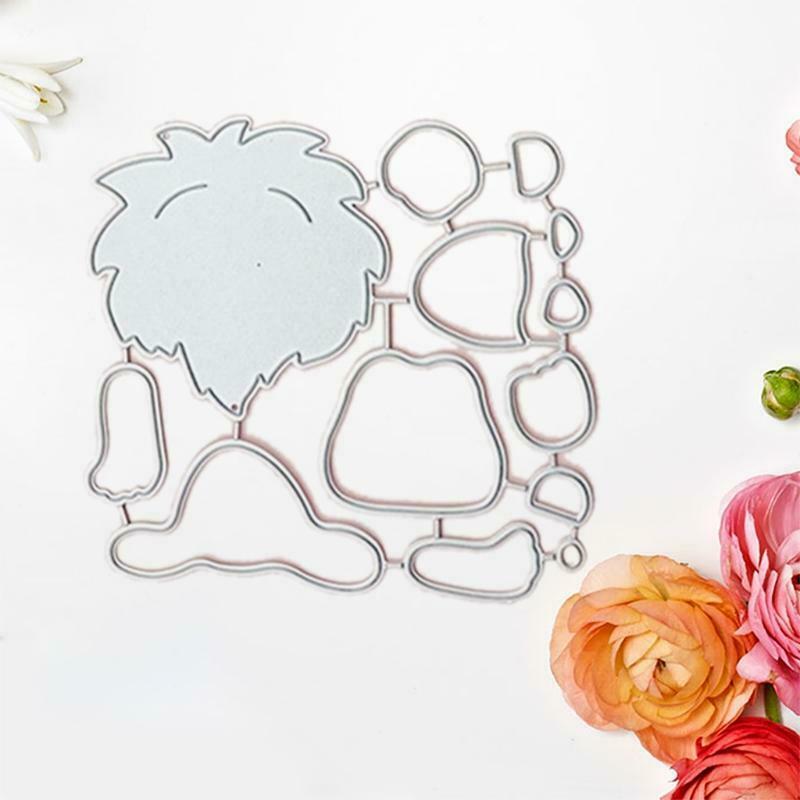 Cute Dog Metal Cutting Dies Stencil DIY Scrapbooking Album Paper Card Template
