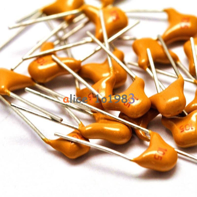 50Pcs 1uF 105 50V Monolithic Ceramic Chip Capacitor NEW