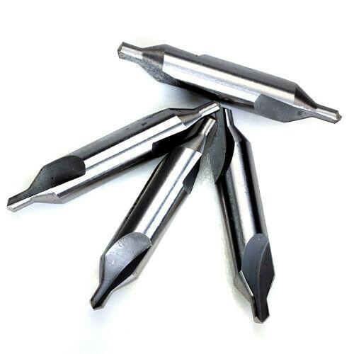 10pcs Combined Center Holes Drill Countersinks 60 Degrees Bit Diameter 4mm DIY