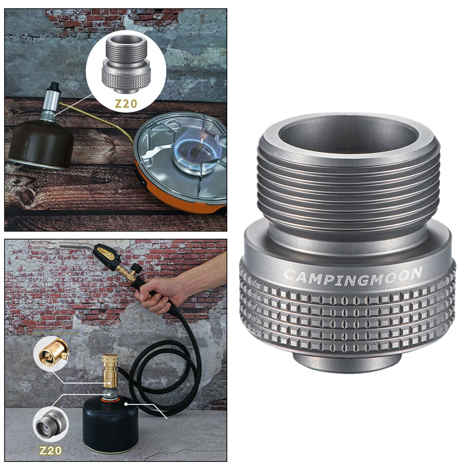 Stove Adapter Propane Tank Convert Canister Refill Adapter Connector Coupler