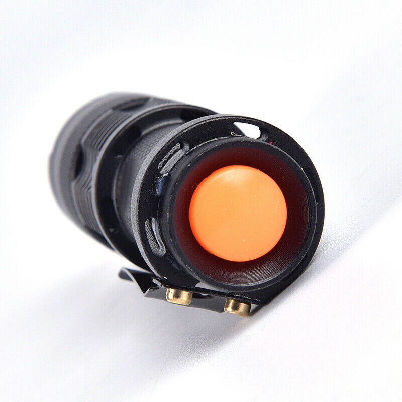 Telescopic Focus Flashlight 200 Lumens Q5 LED Torch 3 Mode Alloy Flashlig.l8