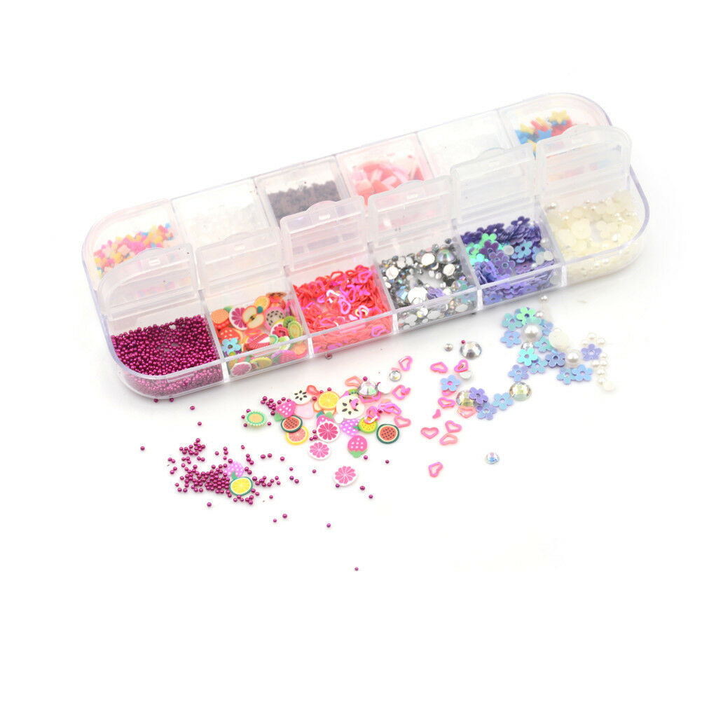 Add 12 kinds fruit pattern of slime DIY Slime Education CraftMudAntistress.l8