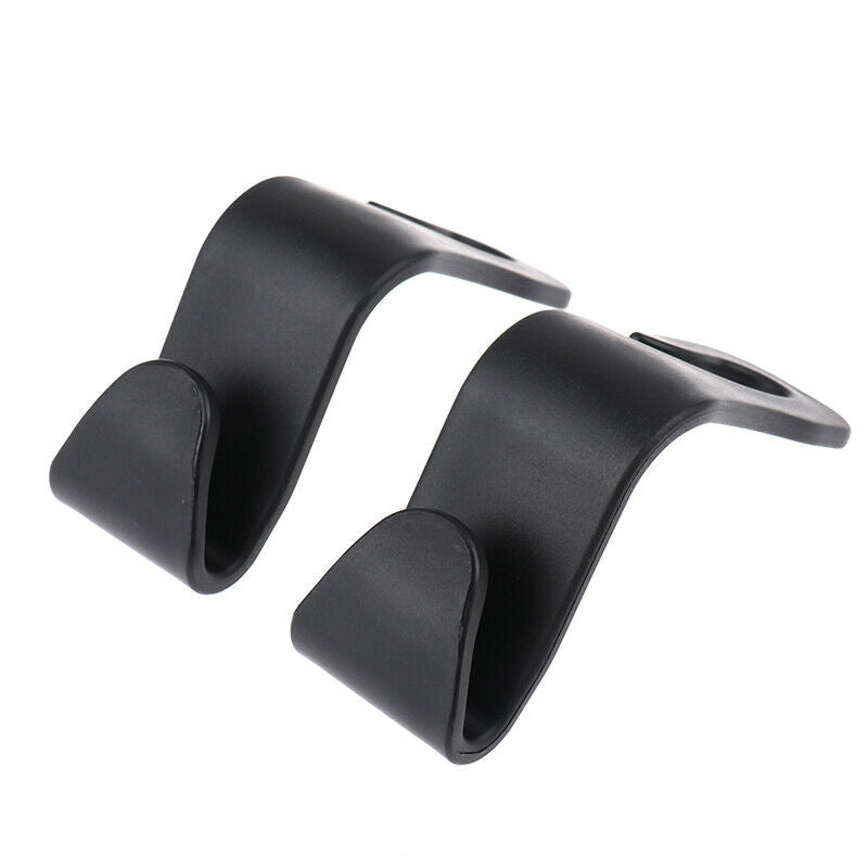 Car Hanger Bag Organizer Hook Seat Headrest Holder Black Accessory Wall Hoo Qx
