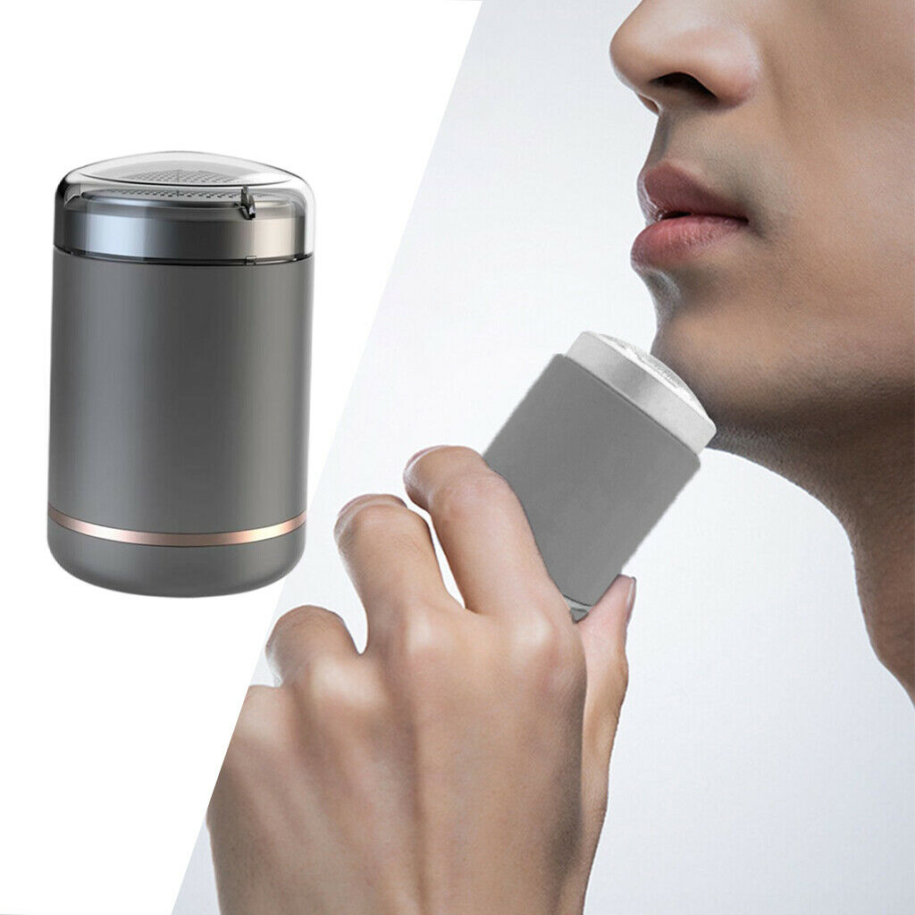 Mens Mini Electric Shaver USB Rechargeable Razor Wet Dry Use Waterproof