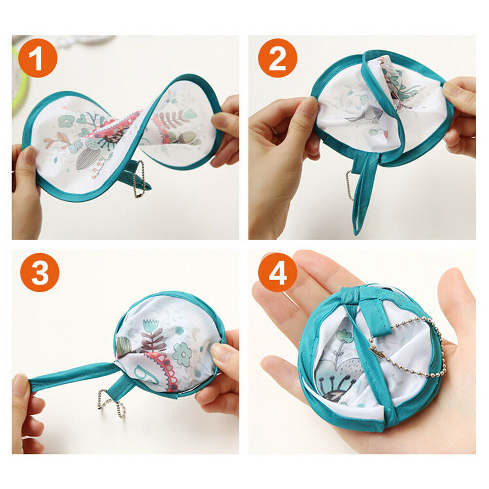 1pc Portable Round Japanese Style Folding Fans Hand Fan for Wedding Par.l8
