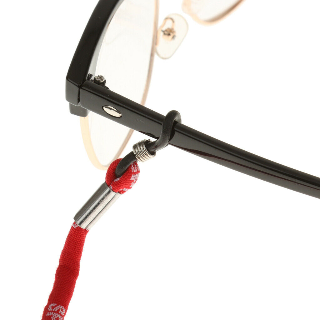 2 Pieces Adjustable Glasses Eyewear Holder Strap Sunglasses Neck Lanyard Rope