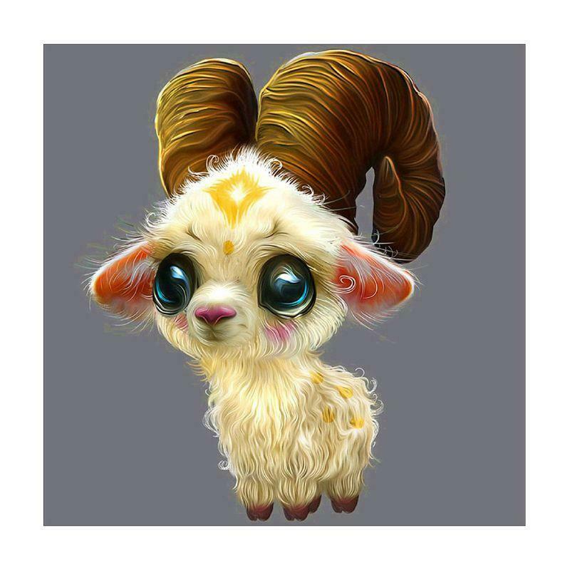 Goat 5D DIY Diamond Painting Embroidery Cross Stitch Kit Home Decor  Handcrafts