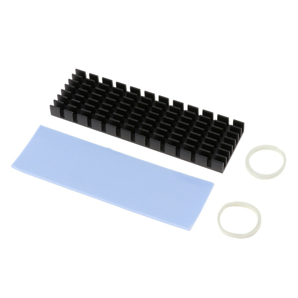 Pure Aluminum Heatsink Thermal Pad Heat Sink For M.2 N80 NVME PCI-E SSD