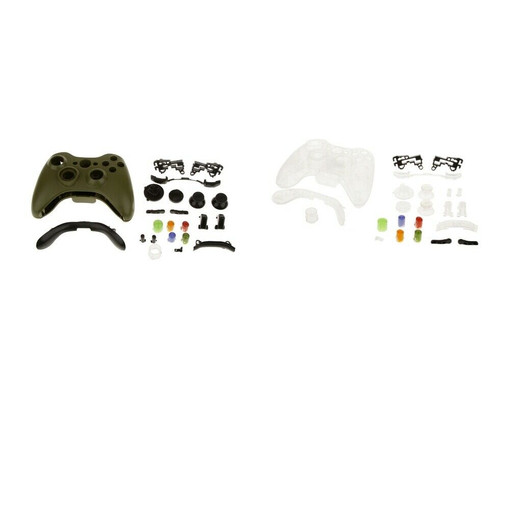2 Pieces Replacement Full Housing Case Cover Mod Kit For   360