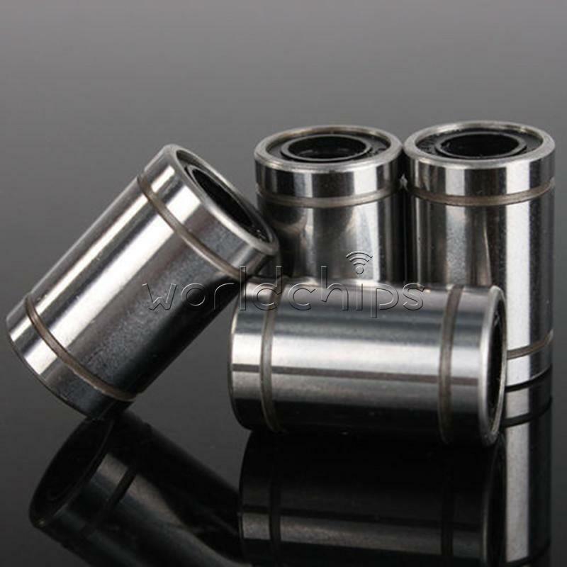 2PCS Practical Inscribed Circle 8mm LM8UU Linear Ball Bearing Bush Bushing New