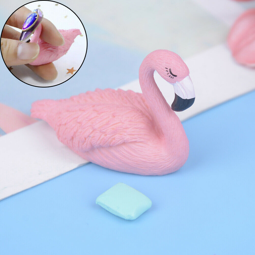 Nail Tip Holder Nail Practice Display Stand Flamingo Base Nail Art Tool' Y1