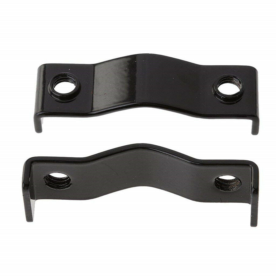 Pair 25-28mm Universal Motorcycle Passenger Rear Foot Pegs Pedal Metal Black