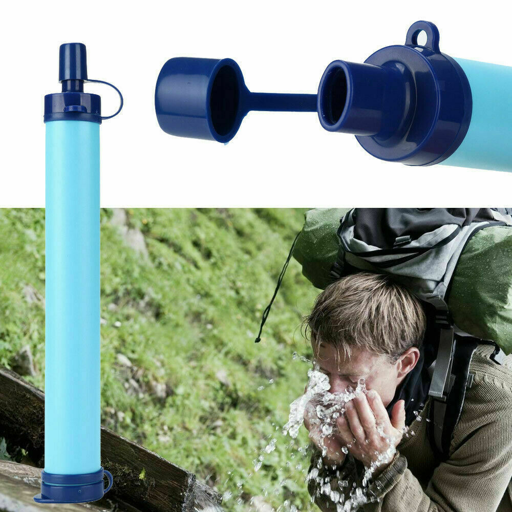 Portable Water Filter Staw Water Purifier for Camping Hiking Traveling