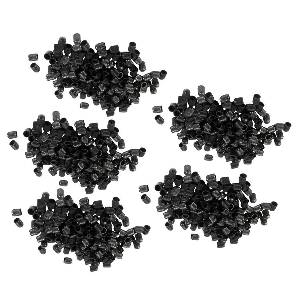 500Pcs Bike Car Truck Tyre Bike Schrader Wheel Rim Air Valve Caps