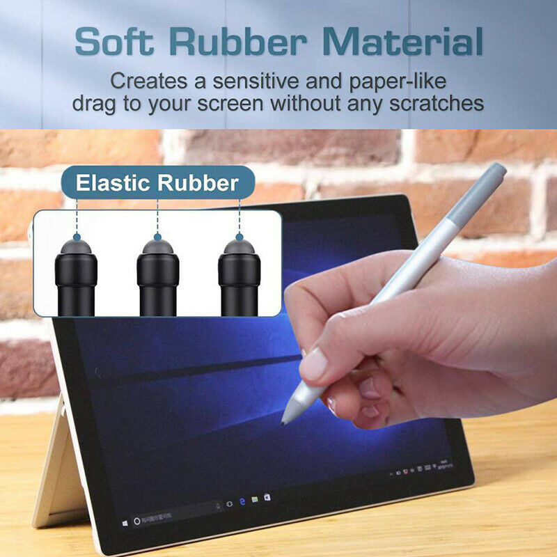 3PCS High Sensitivity Pen Rubber Nib Surface Pen Tips Replacement For Sur.l8