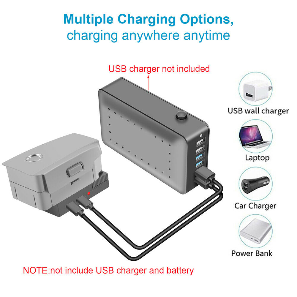 For DJI Mavica 2 QC3.0 USB Charger Drone Accessories