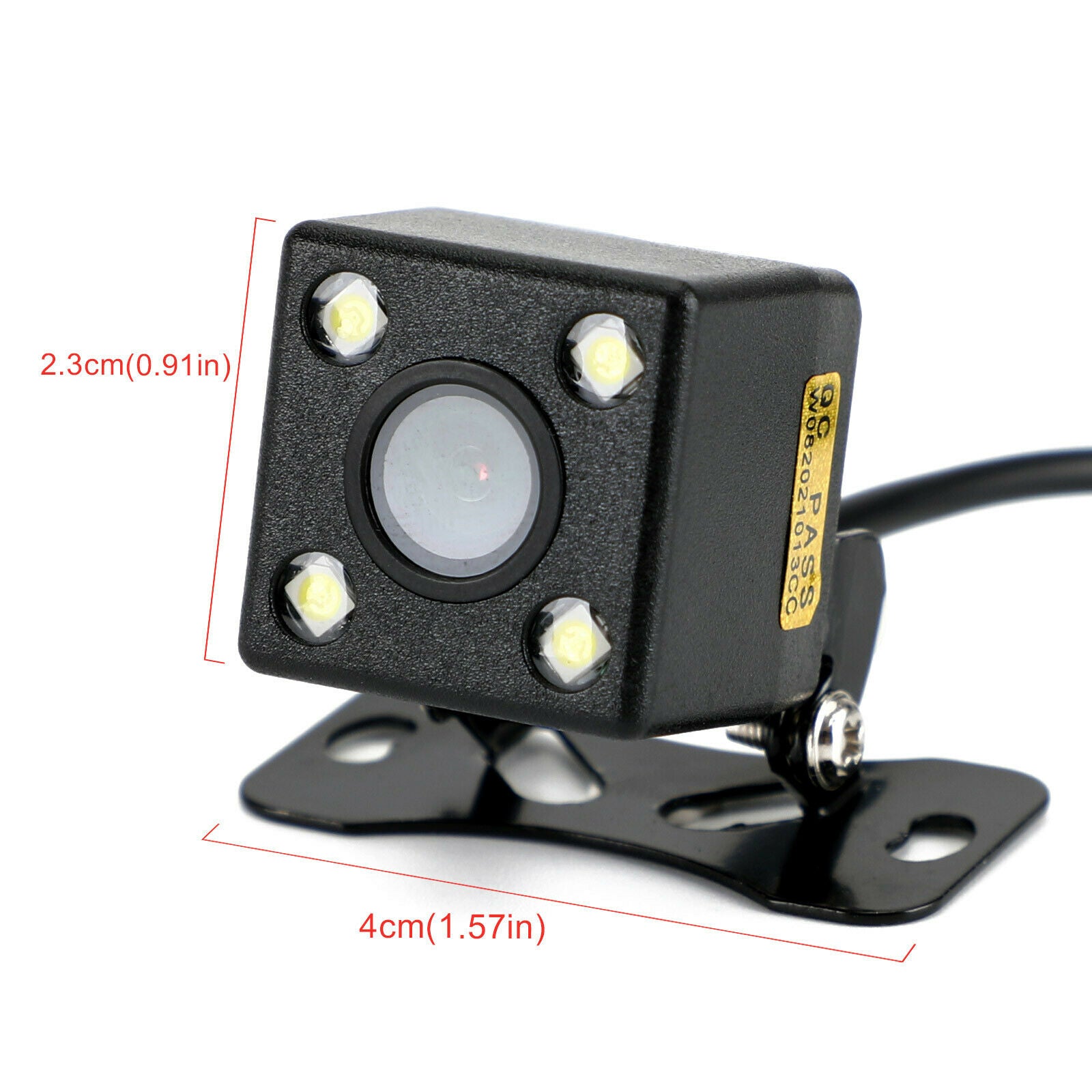 4Led Dynamic Trajectory Car Rear View Reverse Backup Parking Camera Night View