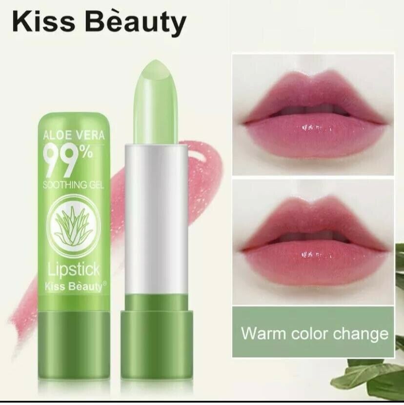Long Lasting Aloe Vera Makeup Lipstick Color Mood Changing Moisturizing Lipstick