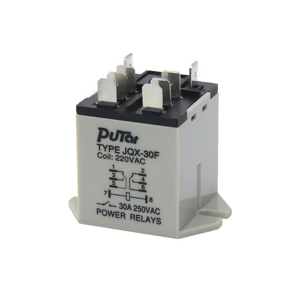 JQX-30F 220V Coil AC Rating 250V 30 A 8--in Type Power Relay