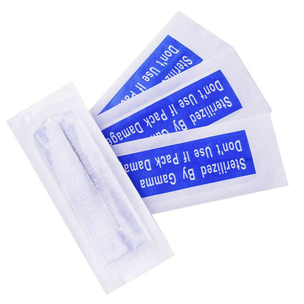 100 pieces microblading permanent makeup needles for tattoo eyebrow pencil 5r