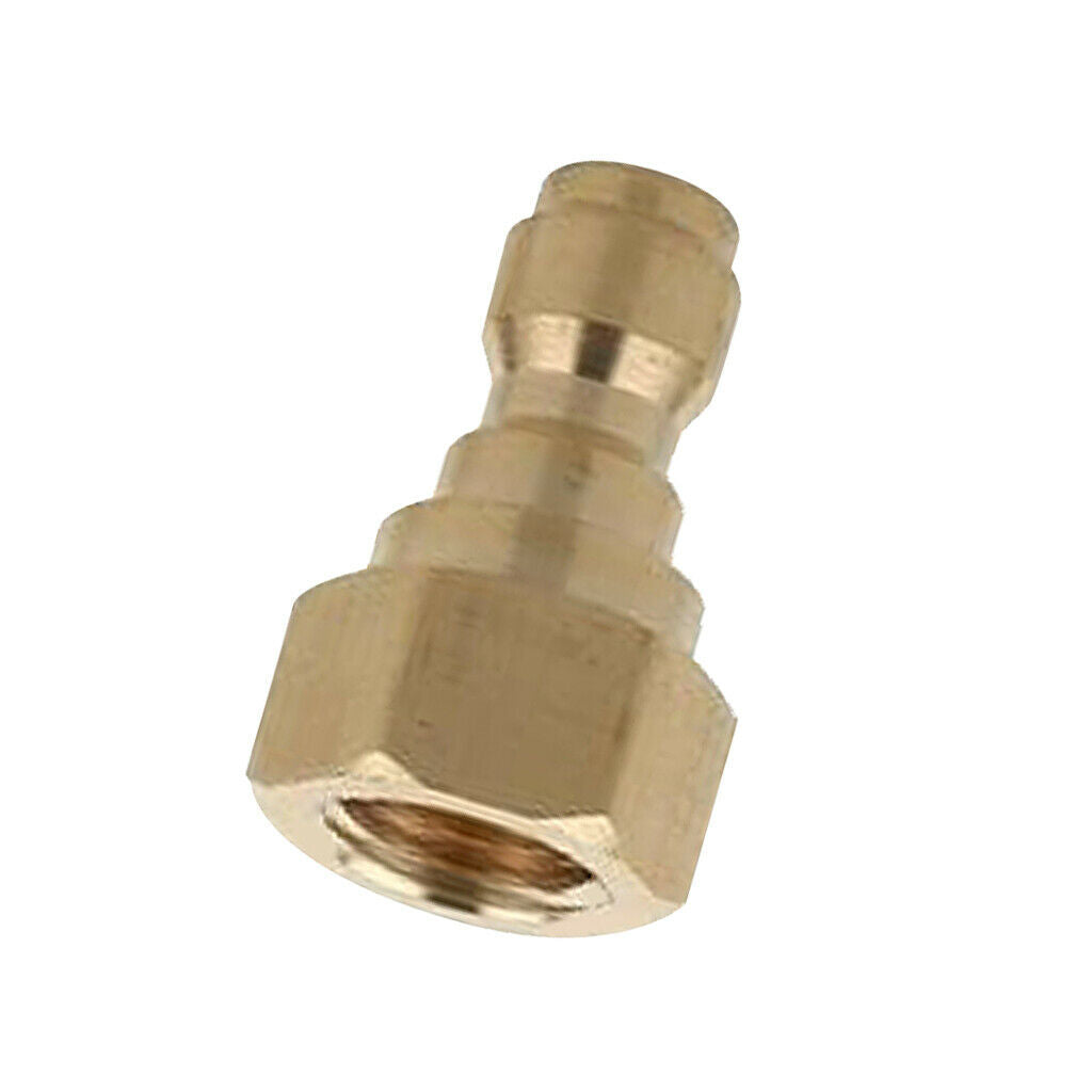 2 x Brass  Pressure Washer Hose Connector Quick Release Connectors Garden