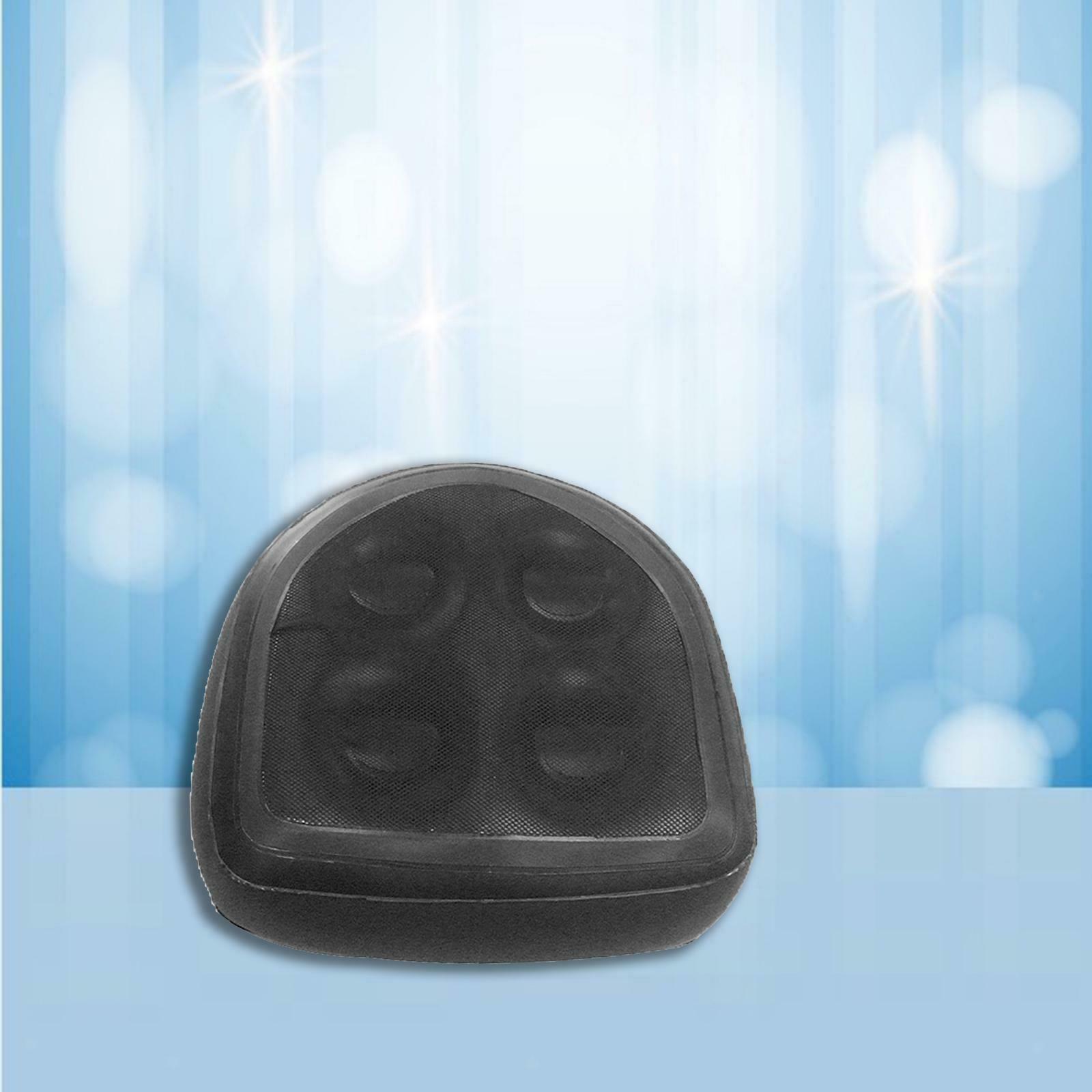 2X Suction Up Hot Tub Spa Seat Massage Cushion Inflatable 47x37x15cm Black