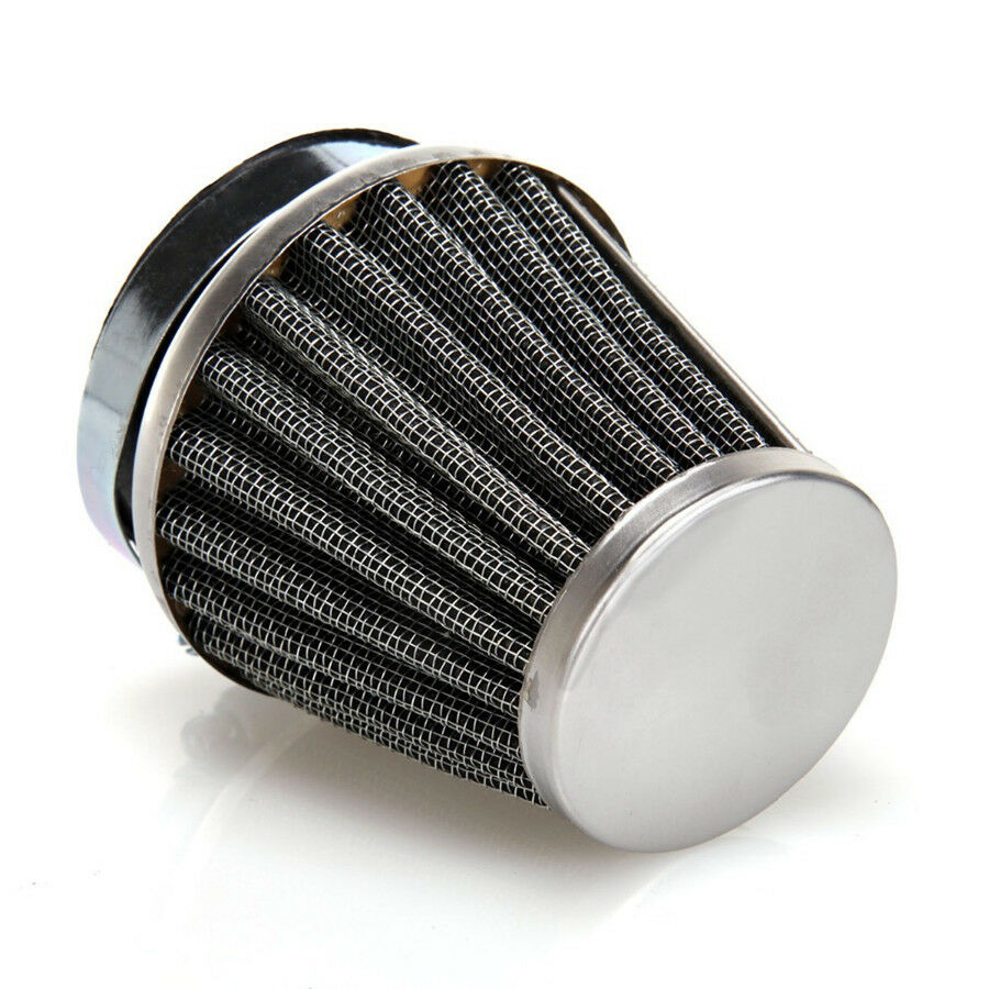 4Pcs 52mm Universal Tapered Motorcycle Air Filters Cleaner Cold Air Intake Kit