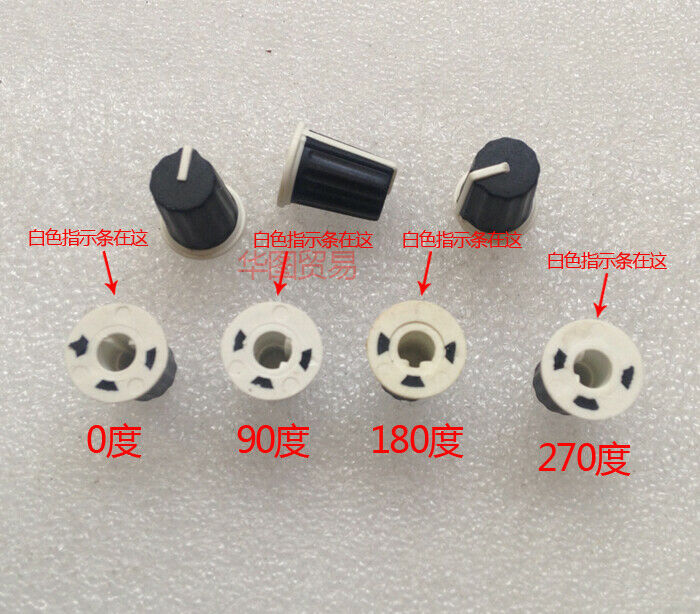10pcs for pioneer DDJ-RR SB2 Mixer EQ Knob Cap / 180 Degree Potentiometer Rubber