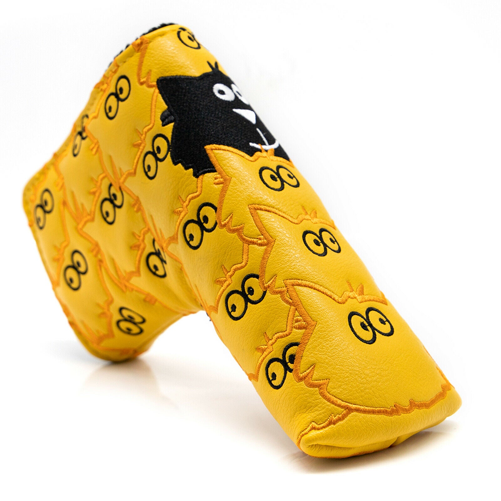 Golf Putter Cover  Headcover Birds Embroidery Headcover Leather Protection