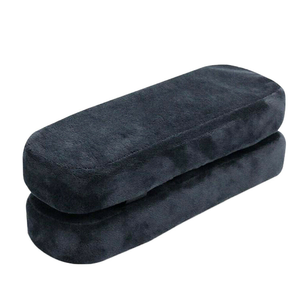 1 Pair Universal Washable Chair Armrest Pad Memory Foam Elbow Rest Relief Pillow