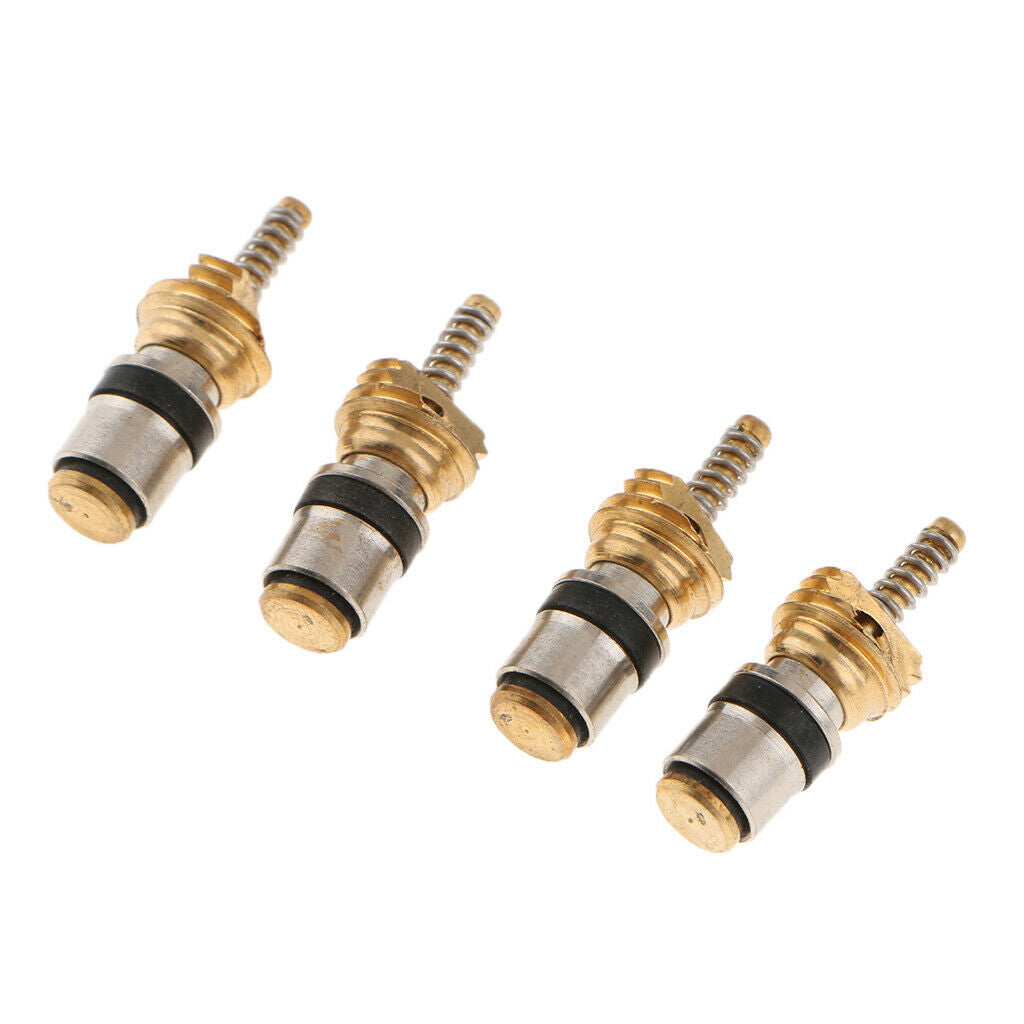 4x Car Air Conditioning Valve Stem Cores for Volvo Citroen Fukang Elysee