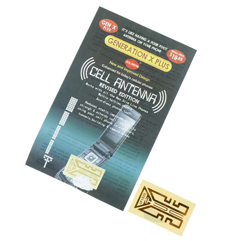 2*signal Enhancement Stickers Mobile Phone External Antenna Signal Amplifier KX