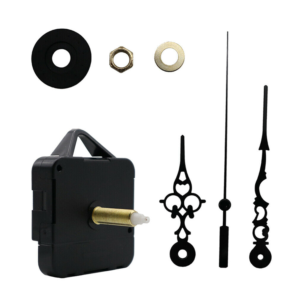 1 Set Long Shaft Clock Movement Mechanism DIY Wall Clock DIY Repair Parts