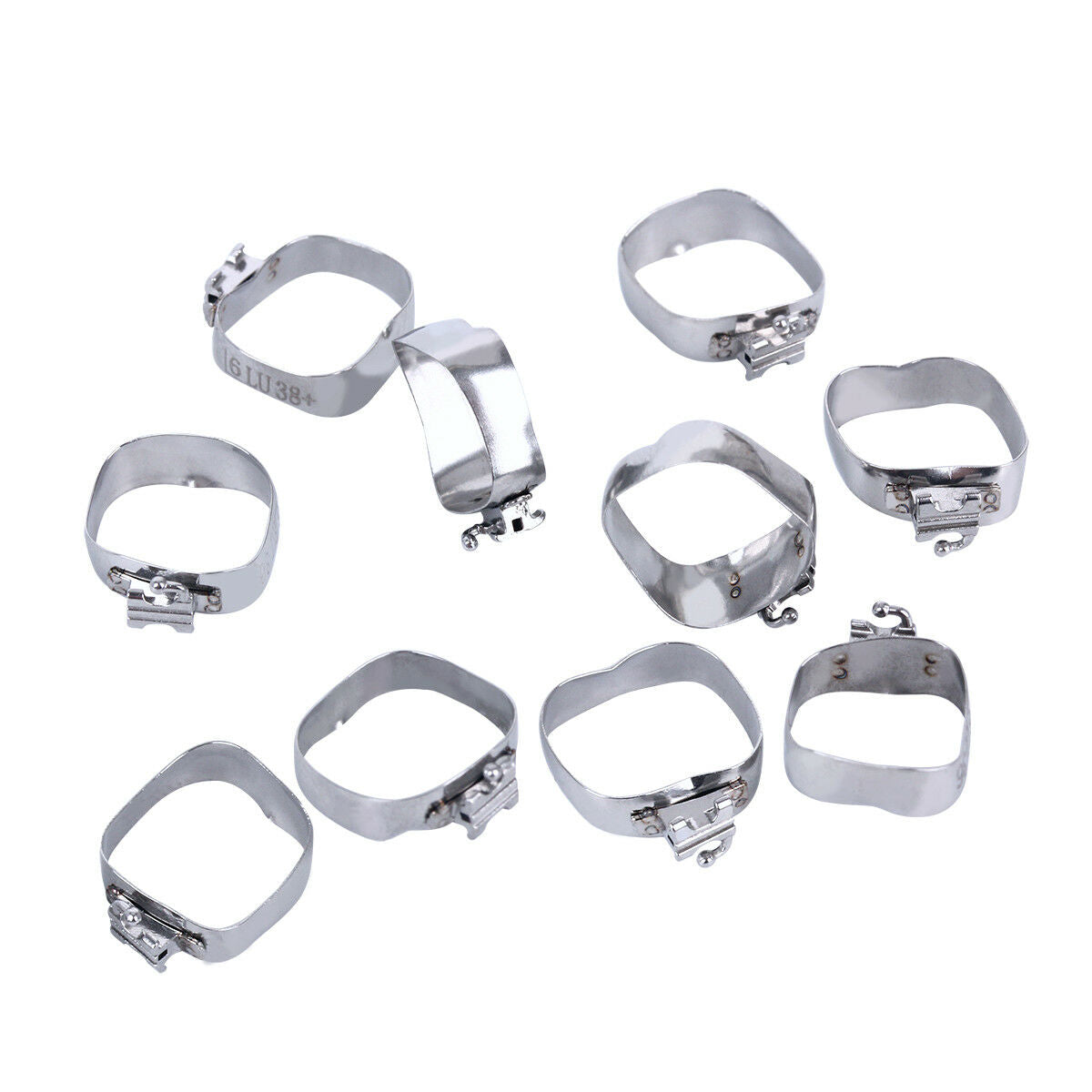Dental Ortho Molar Bands M Series 1st Roth.022 Single Tube U/1 L/1 20 Sets/Pack