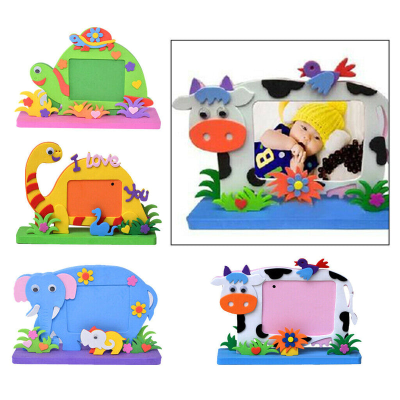 Kindergarten Kids Children EVA Handcraft Photo Picture Frame DIY Tortoise