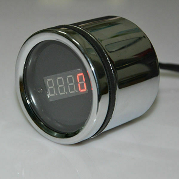 12V Universal LED Digital Tachometer Tacho Gauge for Motorcycle Motorbike