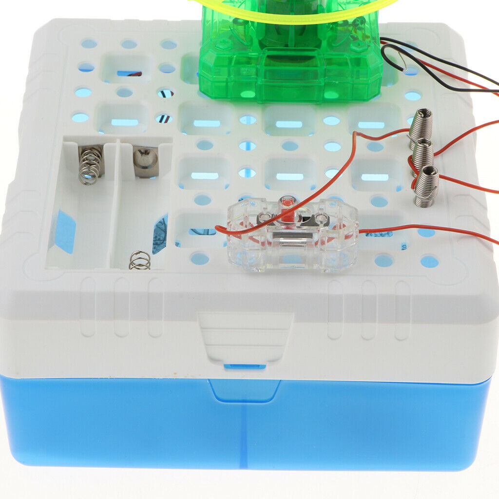 DIY Assembled Flying Disc Electric Circuit Science Kit Kids Student Physical