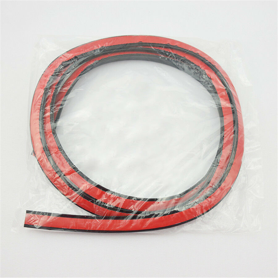 4M Black Sealed Strips Trim Moulding For Car SUV Window Glass Seal Weatherstrip