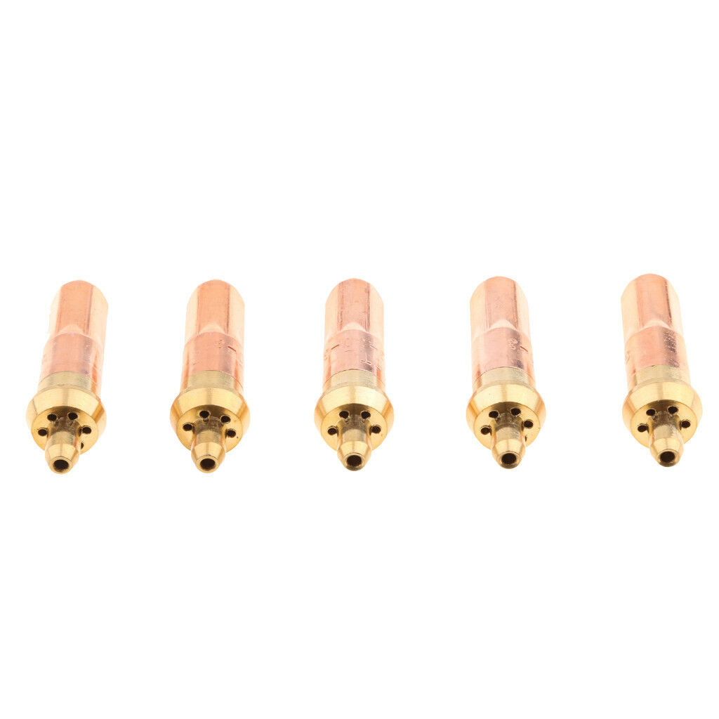 5pcs Professional Propane Cutting Burning Nozzles Tips for Metal Cutting 3#
