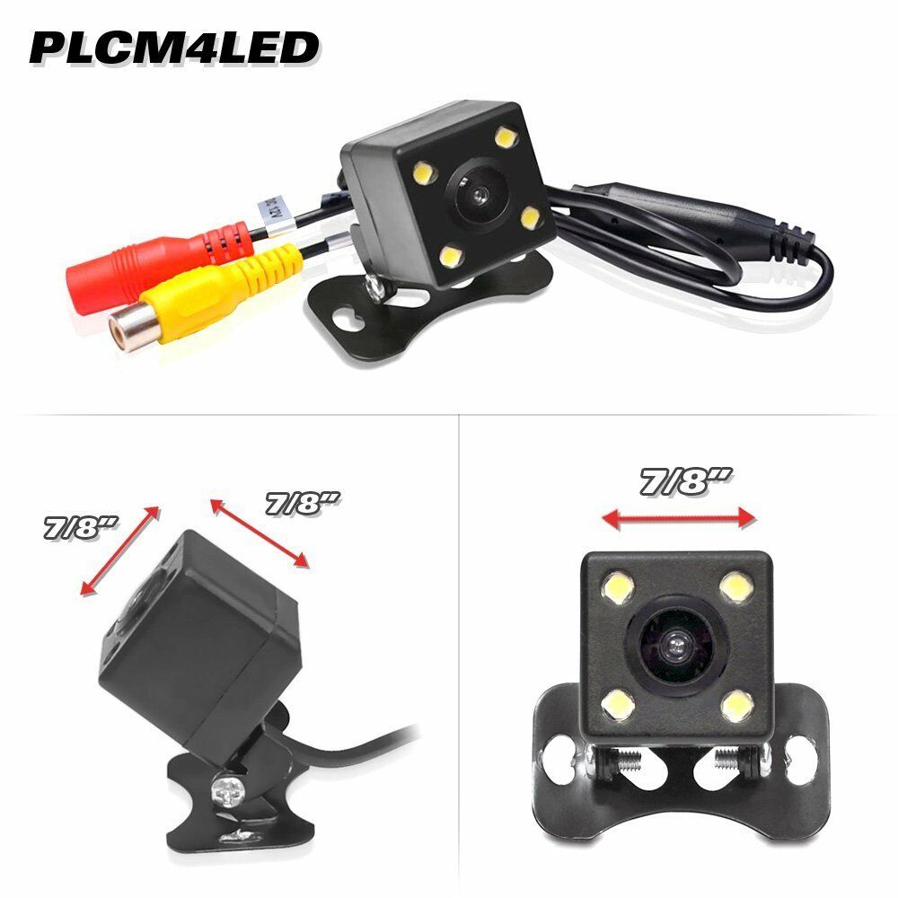4LED Car Rear View 140 °visual guide CCD Rear View Reverse Backup Parking Camera