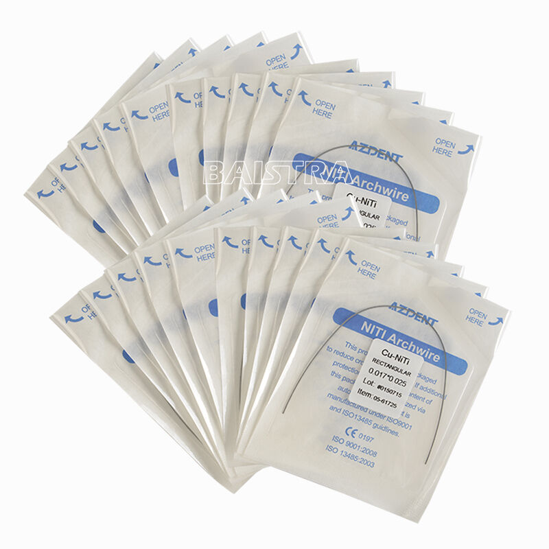 100X Dental Orthodontic Cu NiTi Copper Nickel Titanium Rectangular Arch Wires
