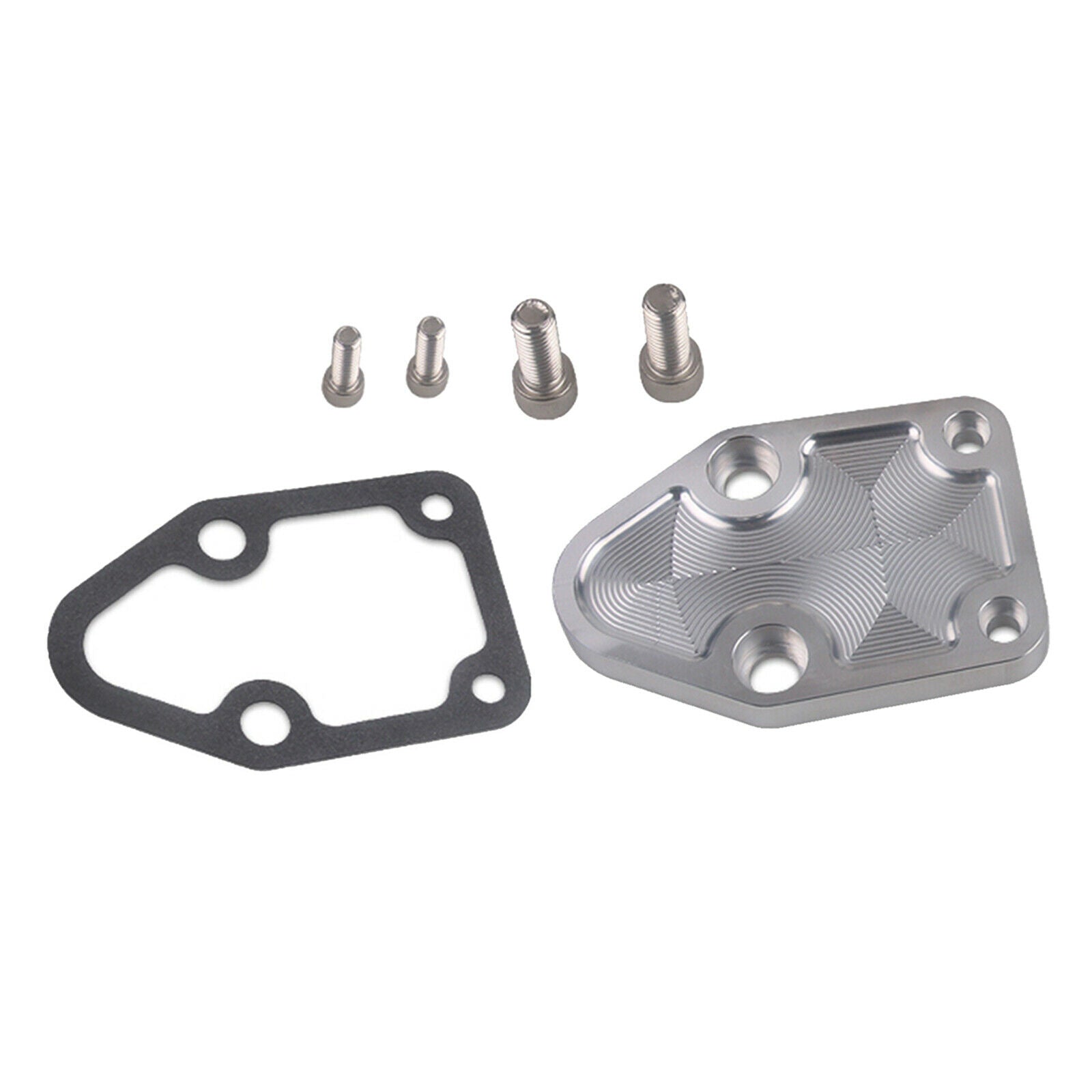 Fuel Pump Plate Set for CHEVY SB 283 327 350 400 Stainless Accessories