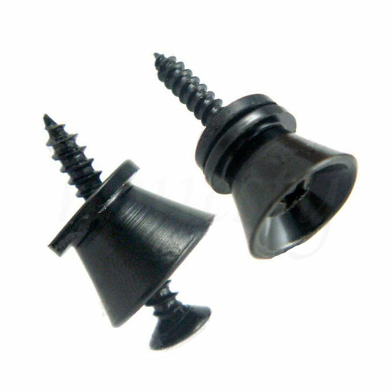 5 sets Guitar Strap Button Screw Lock for Electric Acoustic Guitar Bass Parts